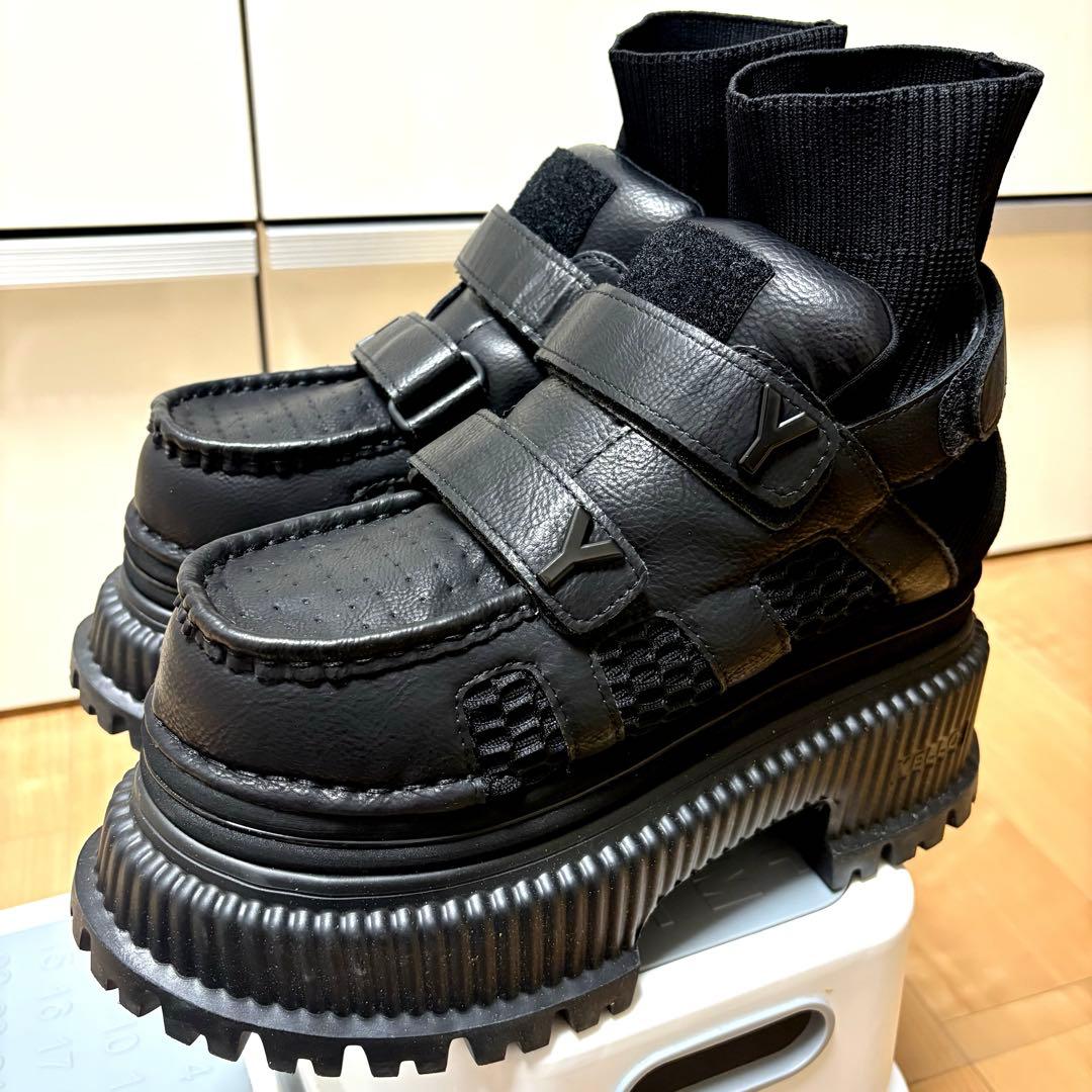 ♪*様 【美品★完売品】YELLO PLATFORM ショートブーツ ブラック