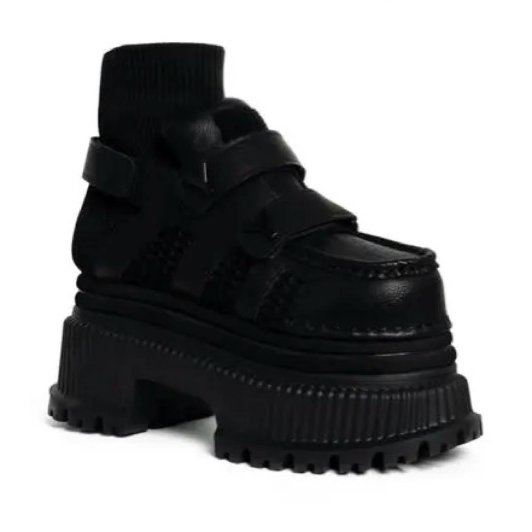 ♪*様 【美品★完売品】YELLO PLATFORM ショートブーツ ブラック