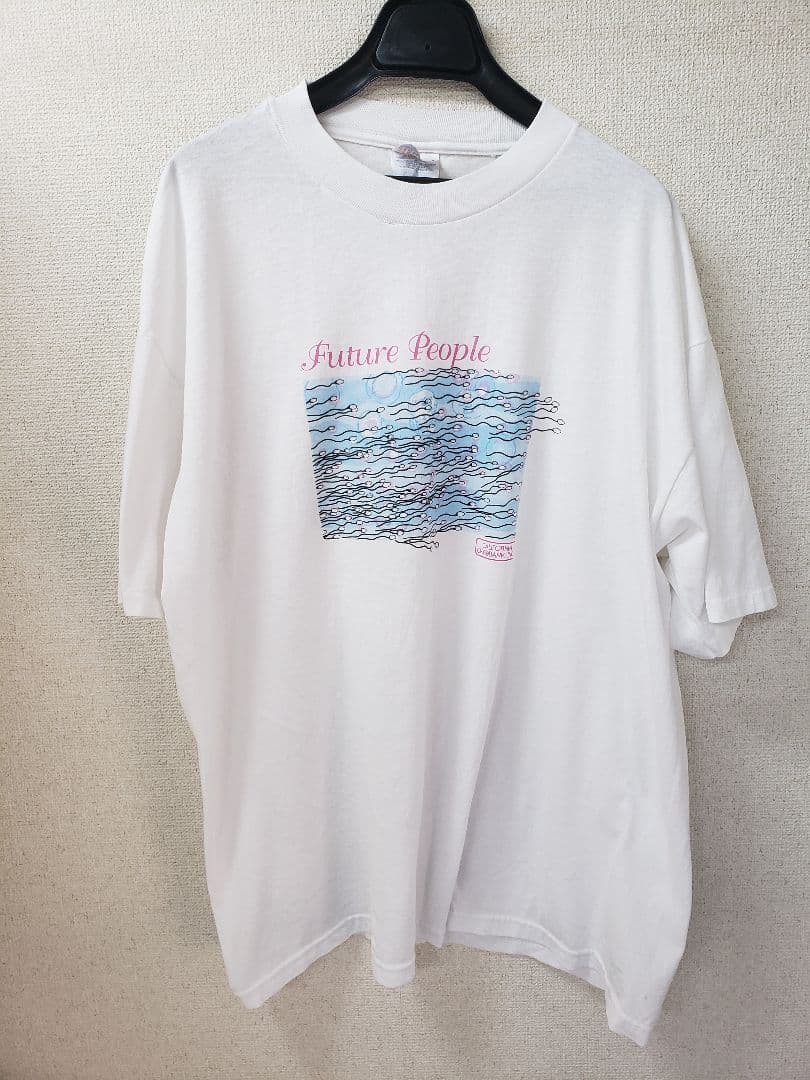 90's希少　カルフォルニア 精子バンク　企業tシャツ　人体　解剖　XL