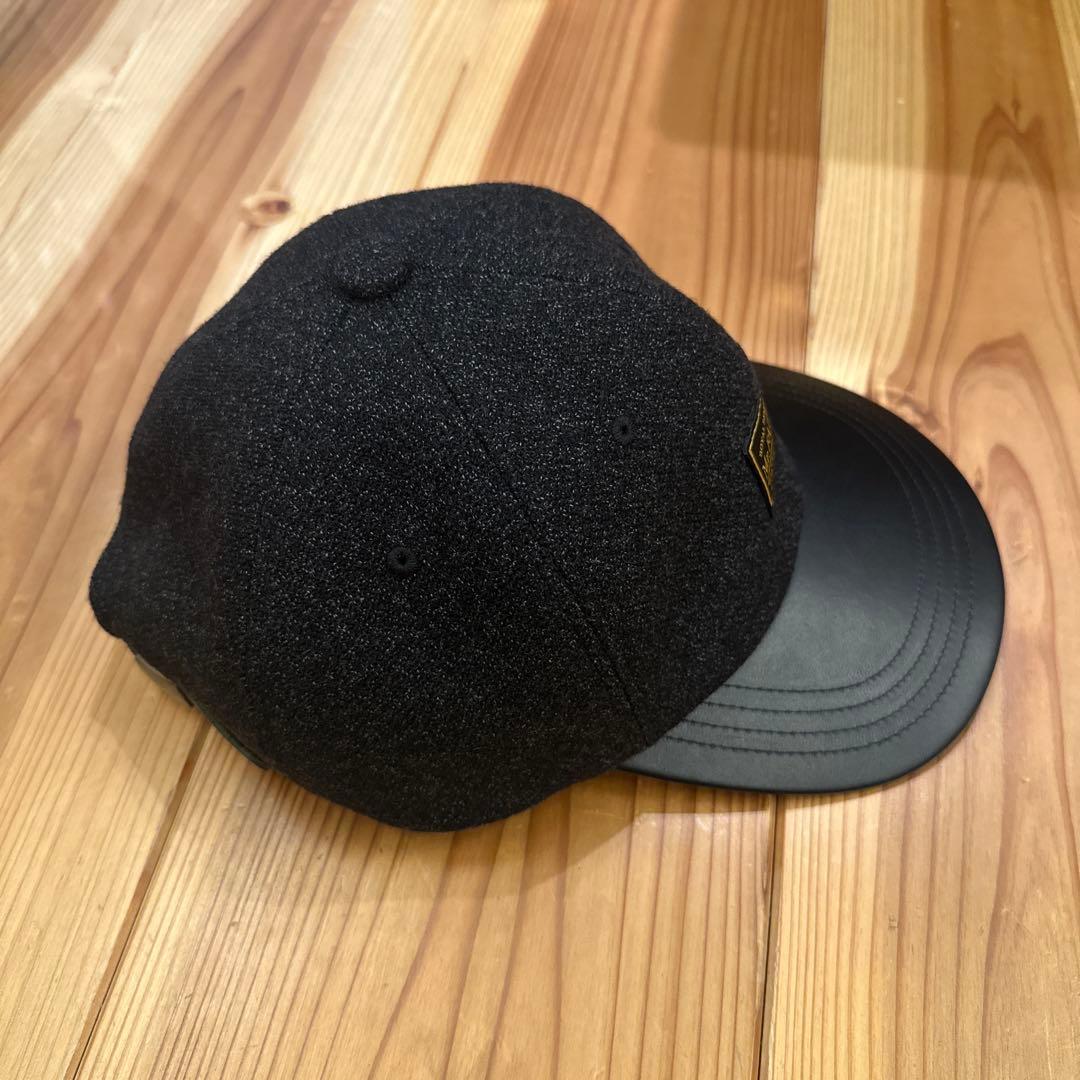 Mr.FATMAN WOOL CLASSIC LEATHER CAP ブラック