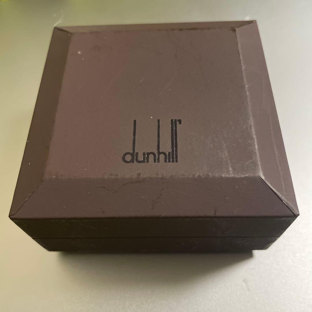 Dunhill 四角形カフリンクス 青色