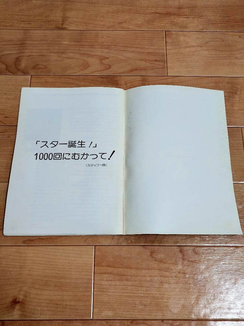 スター誕生 放送500回記念ブックレット 非売品