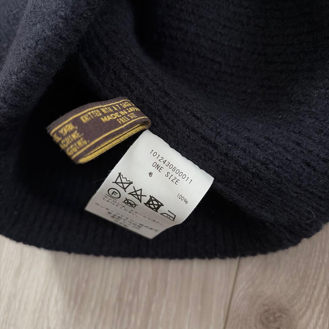 DIE DREI BERGE WOOL BEANIE ネイビー