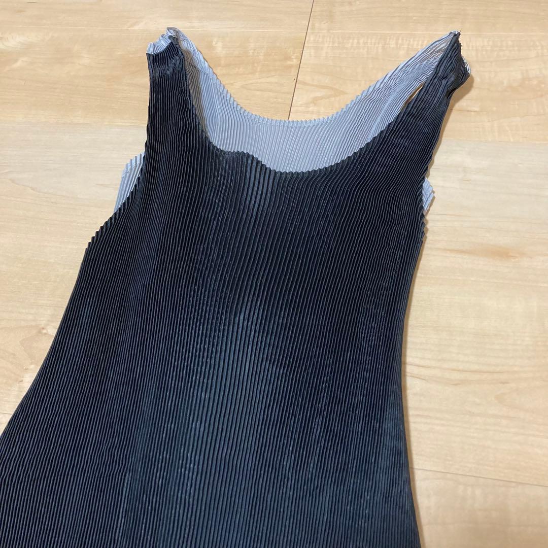 イッセイミヤケ im product プリーツ エプロン ワンピース ドレス