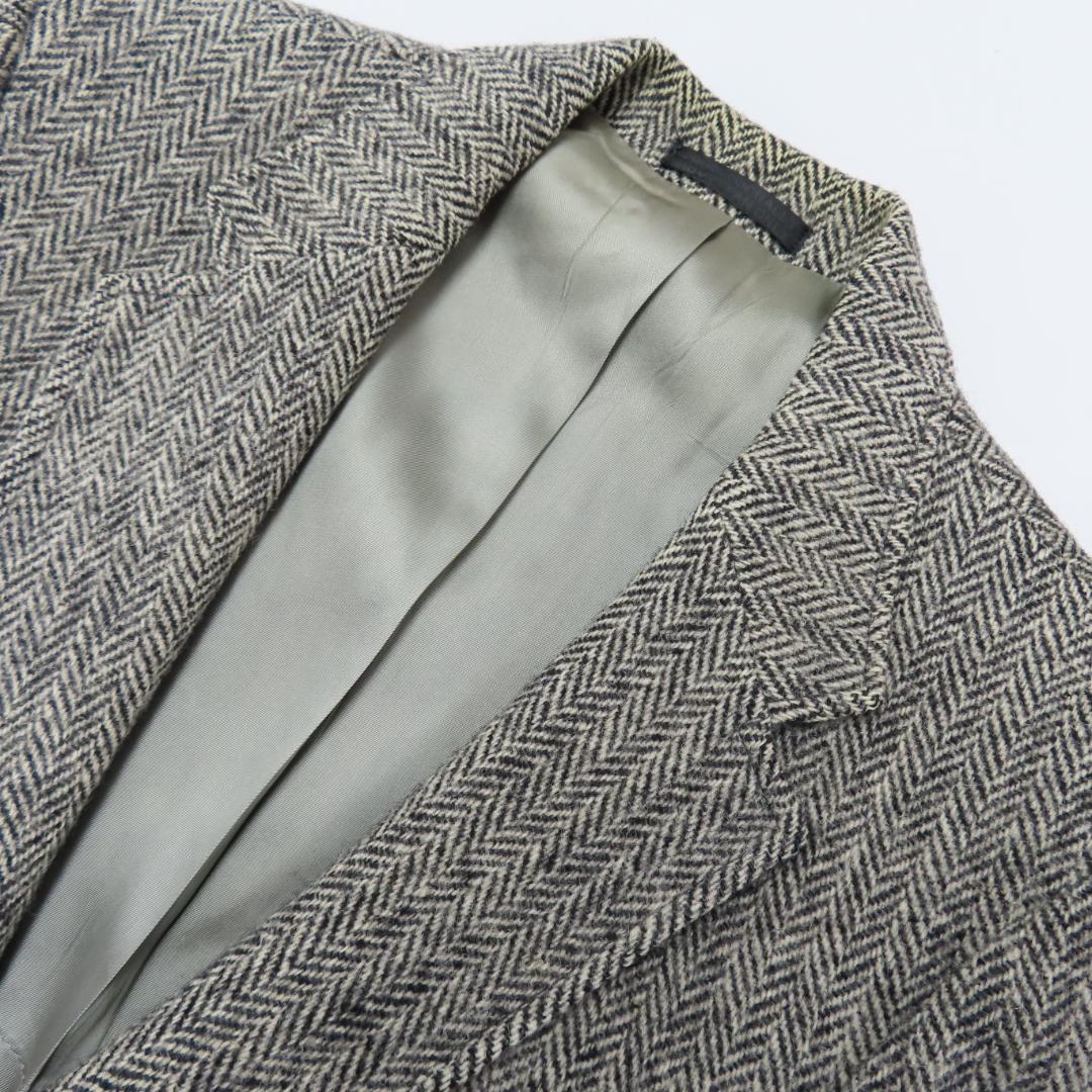 VINTAGE USA製 Harris Tweed ヘリンボーン ジャケット