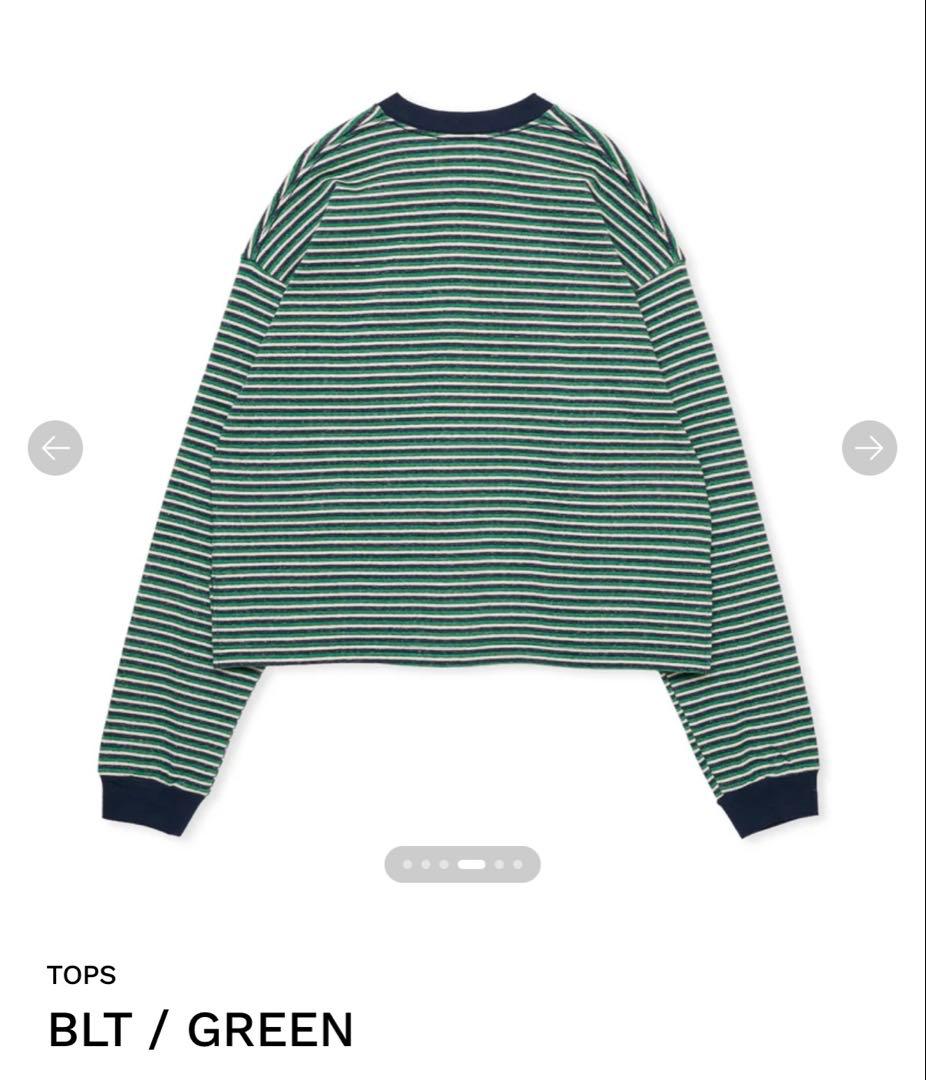 SHISHIKUIストライプ柄 BLT / GREEN トップス