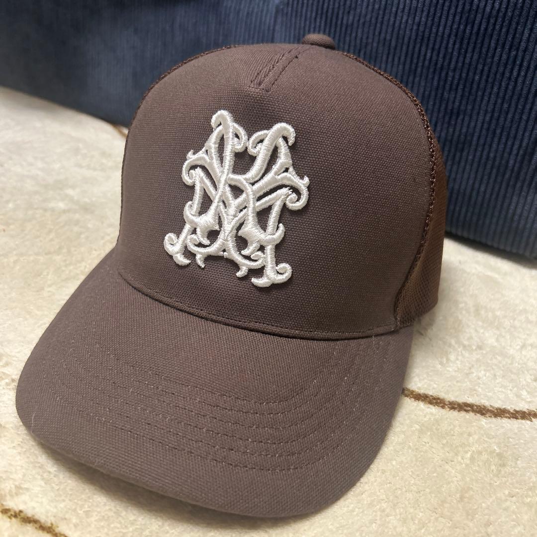 【25SS】KAMIYA カミヤ ‘’KMY‘’Mesh Cap ブラウン