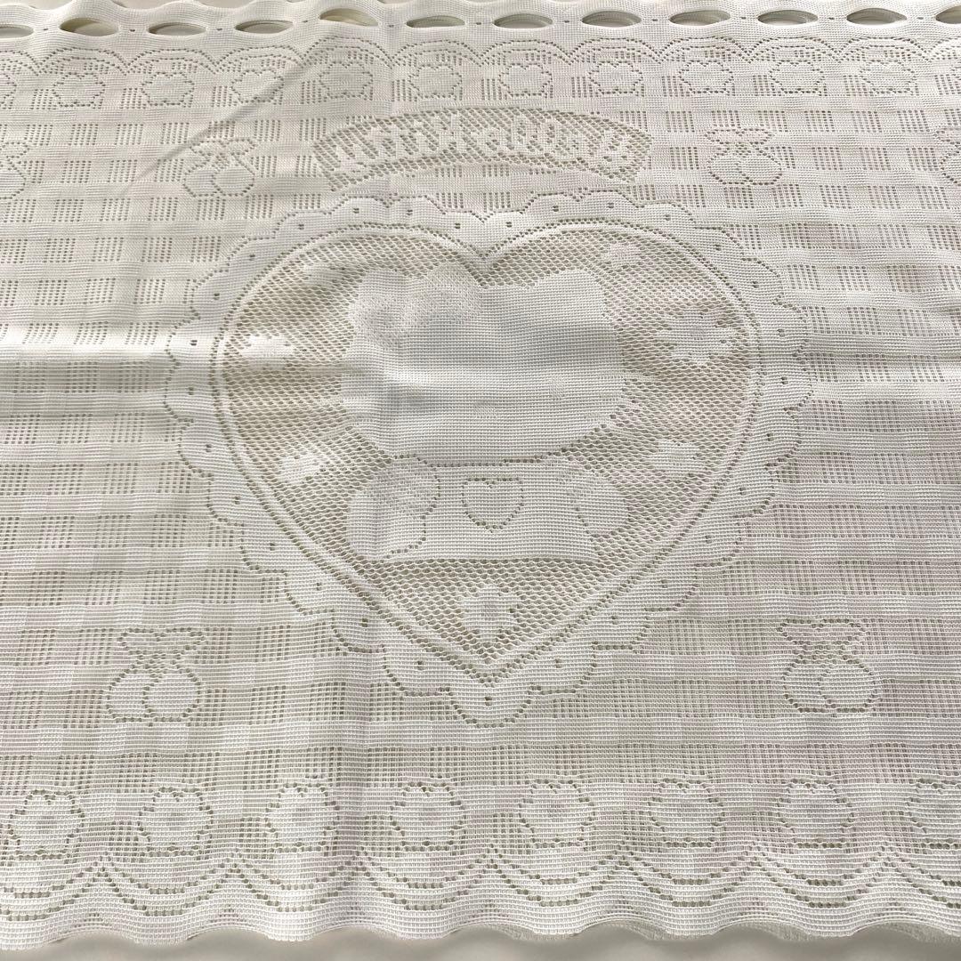 ☆サンリオキティ☆ロングカフェレースカーテン　横280cm×縦50cm 希少