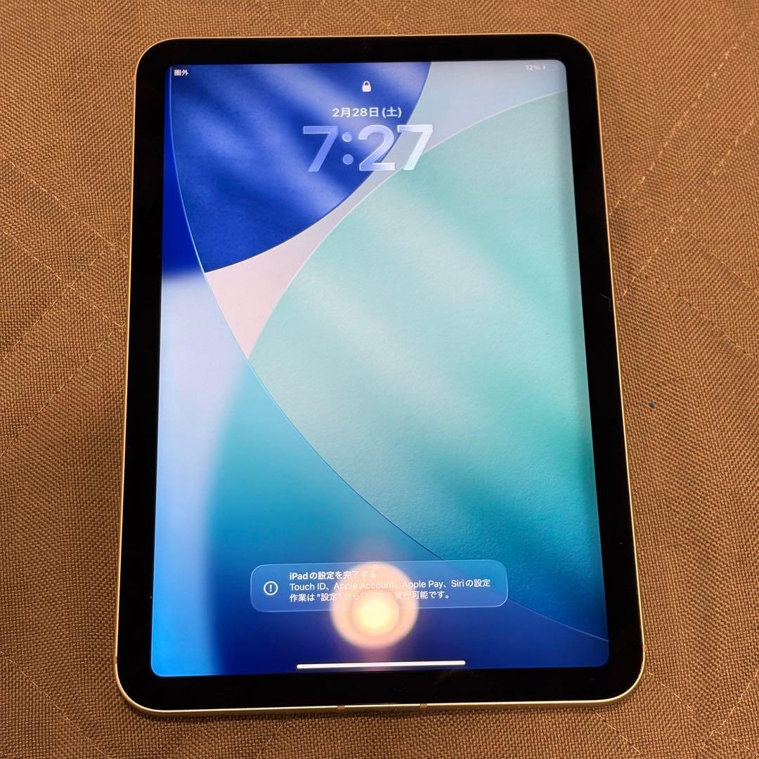 琥*読様 ipad mini 6 wifi-cellular 256gb バッテ