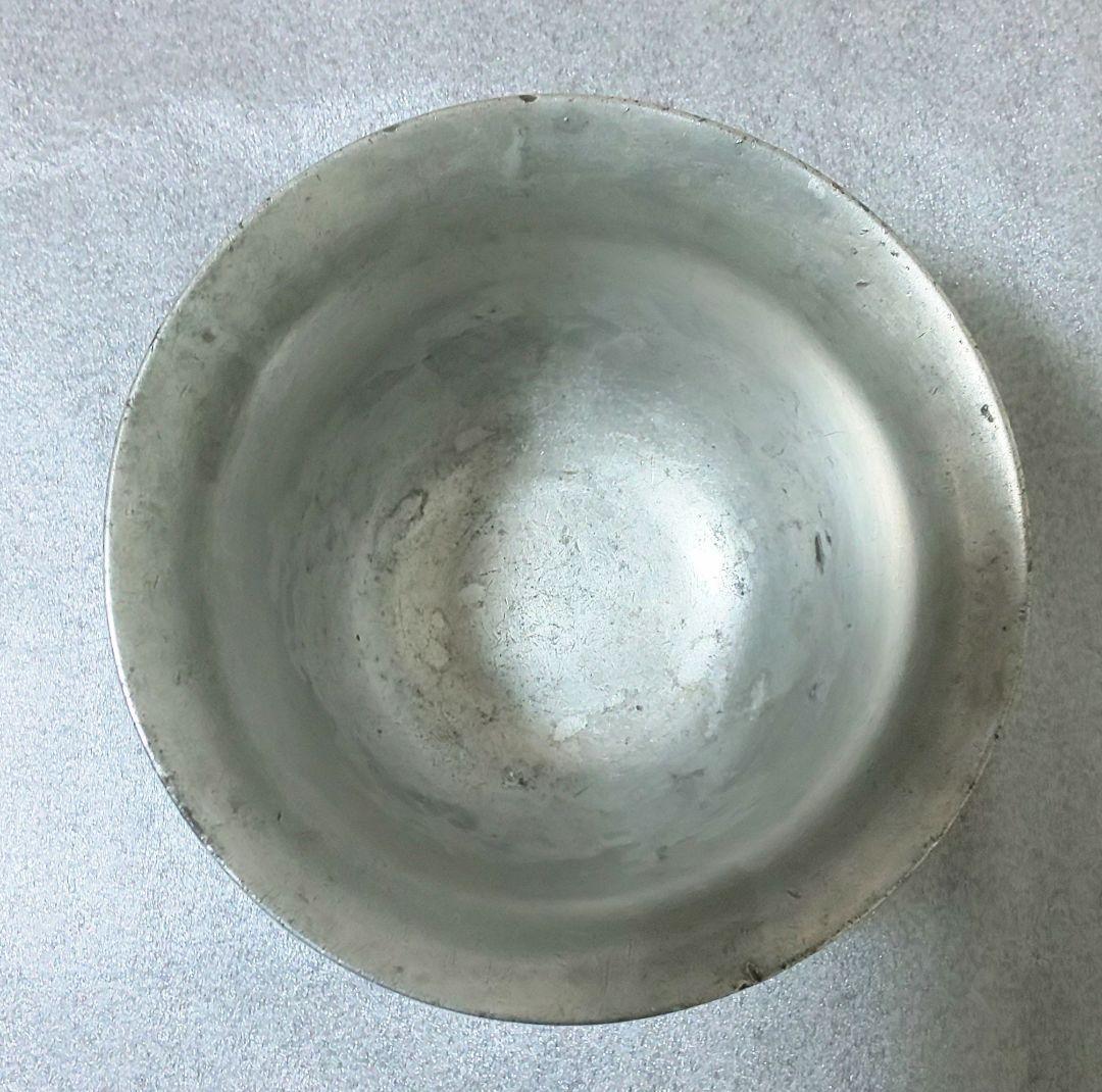 永信堂造 本錫製　錫器 盃洗 こぼし 煎茶
