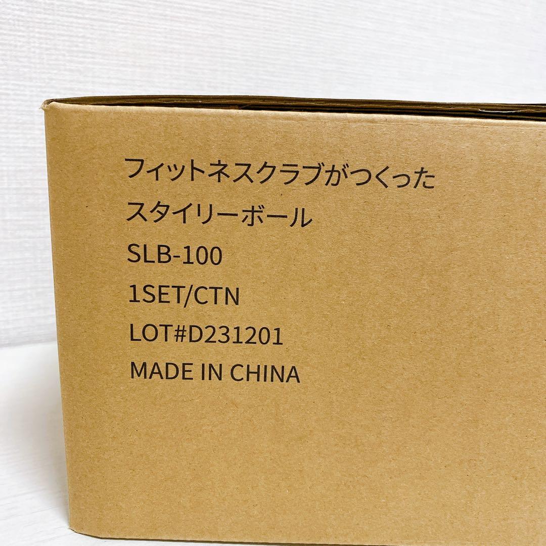 フィットネスクラブがつくった スタイリーボール エクササイズ 赤 ※説明書なし