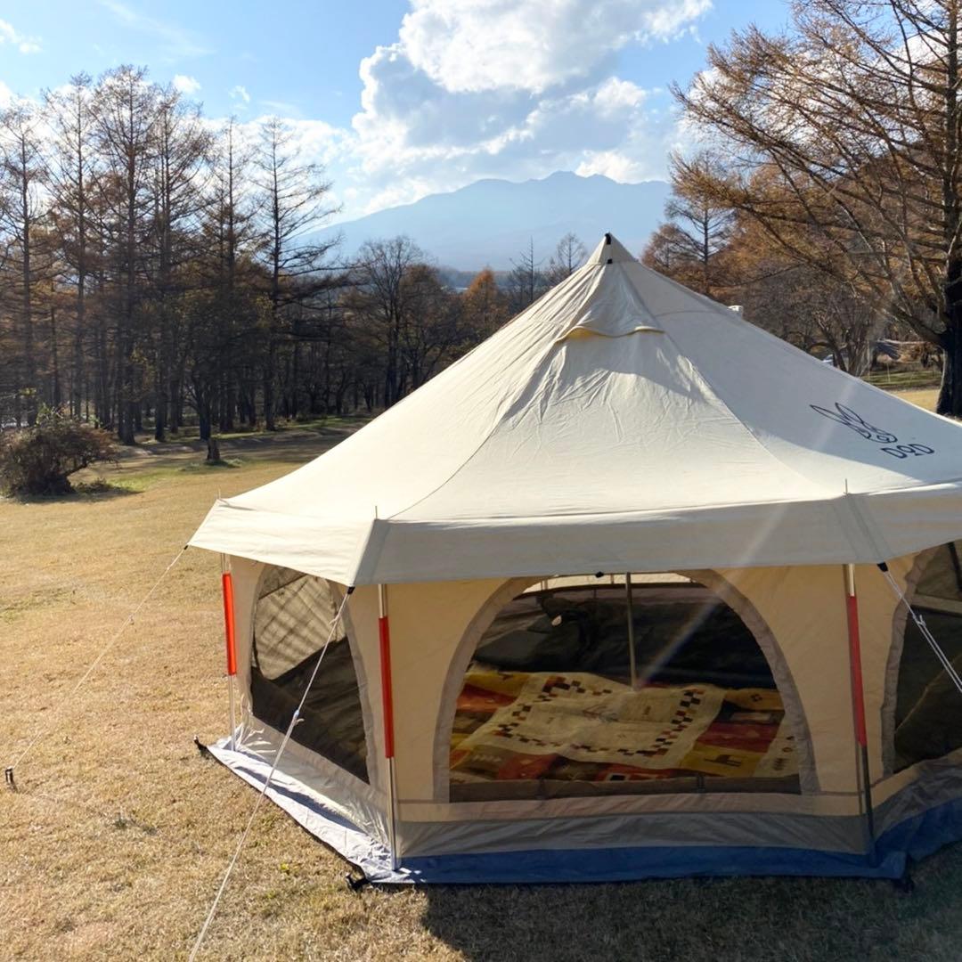 ※YUKI 【廃盤品】DOD タケノコテントミニ グランドシート付き