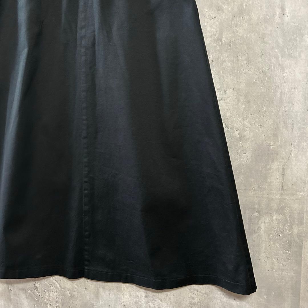 foufou themuseum美シルエットブラックスカートスタイルアップ S