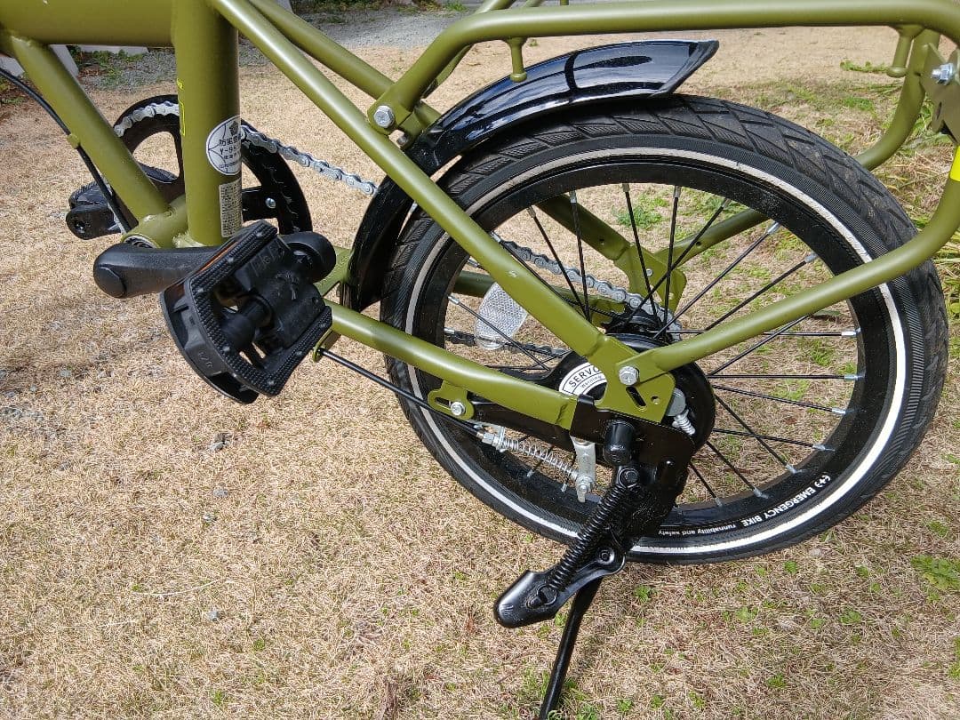 折り畳み式自転車　エマージェンシーバイク　災害時用自転車　コンパクト自転車