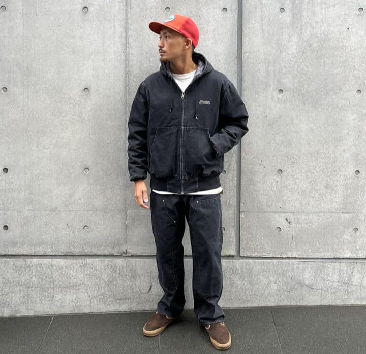 スタンダードカリフォルニア ダックフードジャケット Vintage Wash