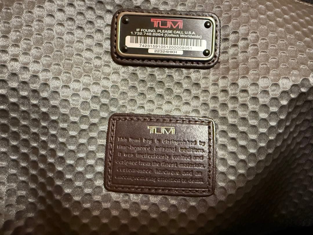 【TUMI　トゥミ】ダッフルバッグ 2way 22324HKH ブラック