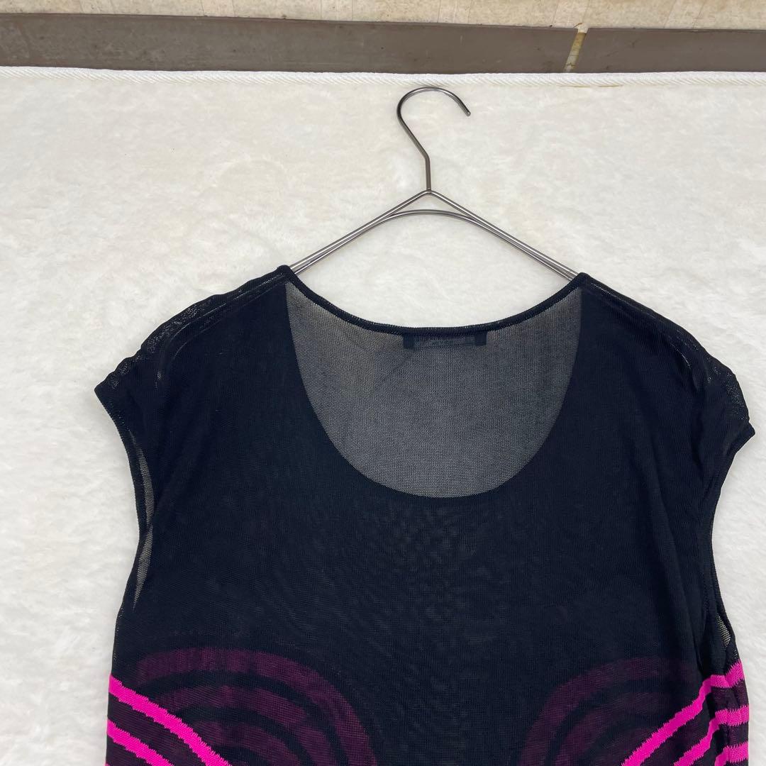 美品　Alexander McQueen ノースリーブ ワンピース　ストライプ
