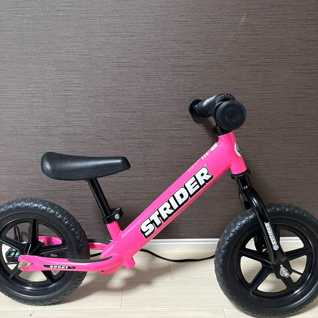 美品　STRIDER ストライダー　12インチ　ピンク　バランスバイク