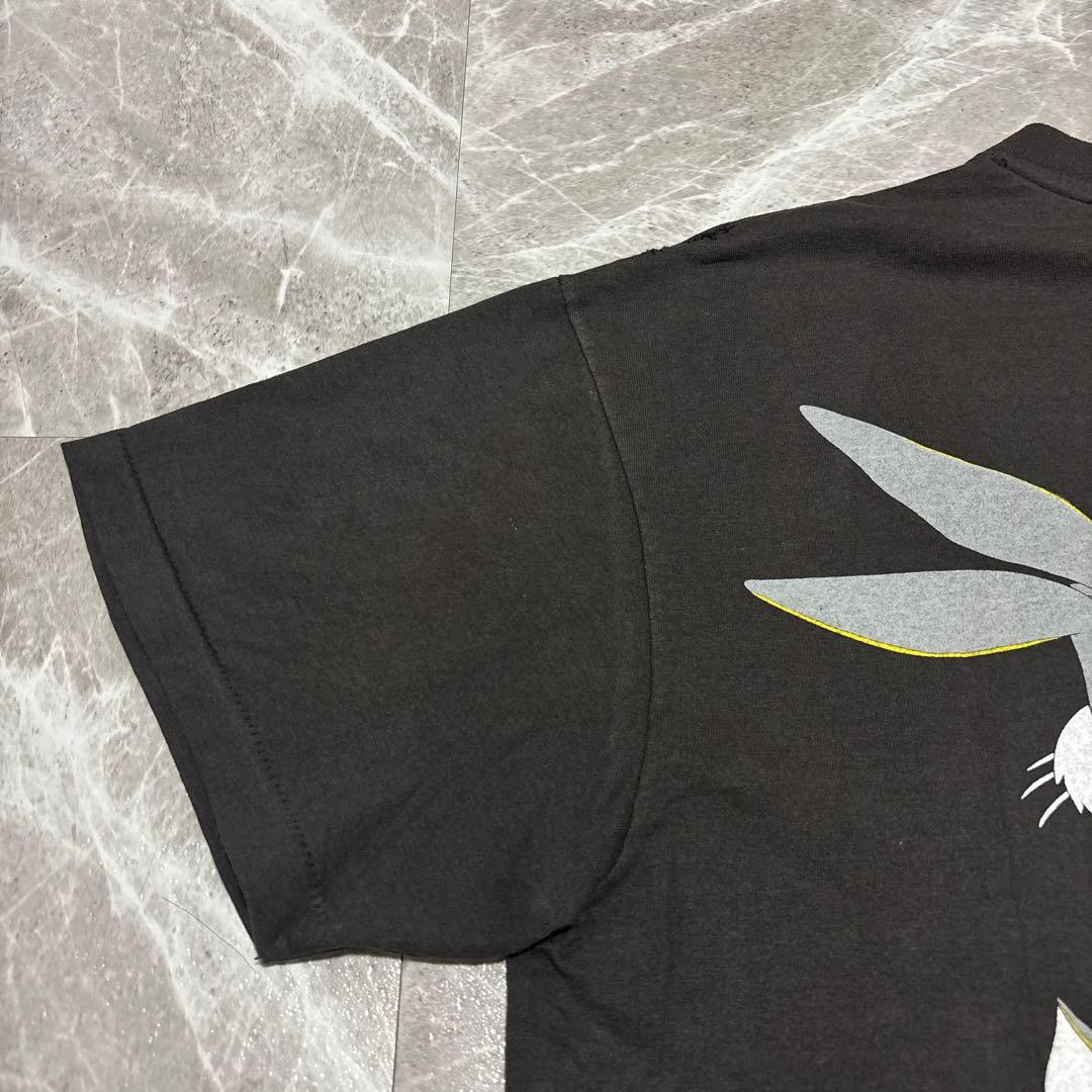 古着ビンテージハーレーダビッドソンルーニーテューンズ90sブラックTシャツXL