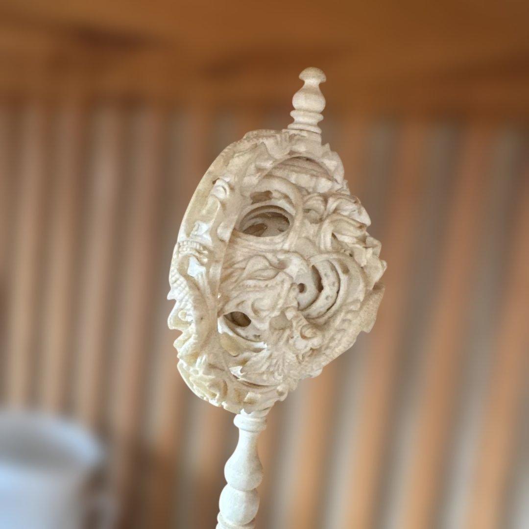 鈴*キ様 中国工芸品　お土産　龍　山水　天球　多層球　置物