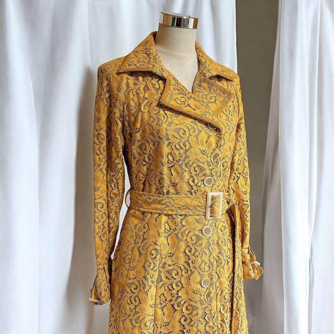 未使用品 VIVIENNE TAM レース 総柄 コート ボタニカル サイズ0