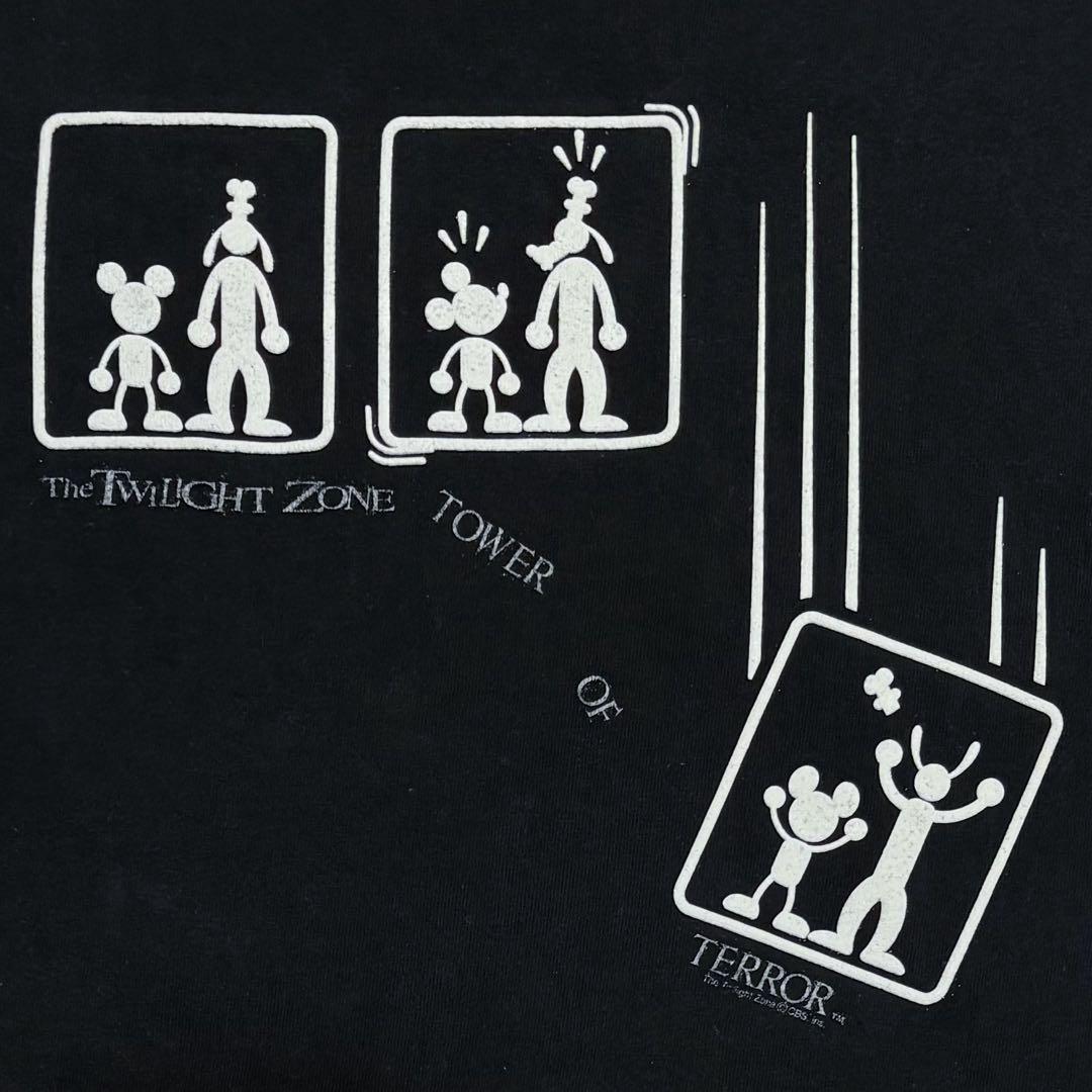 n*d様 レア 00s Disney タワーオブテラー ピクトグラムT 美品 L