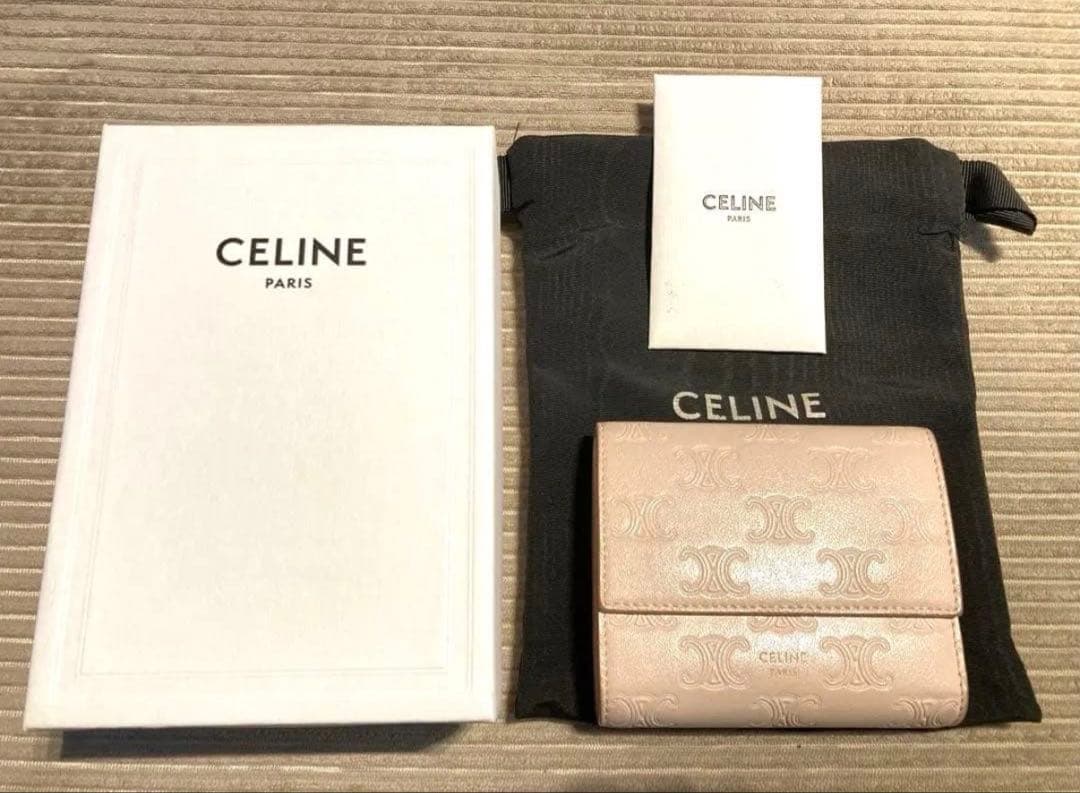 限定値下げ！CELINE トリオンフ モノグラム ピンク