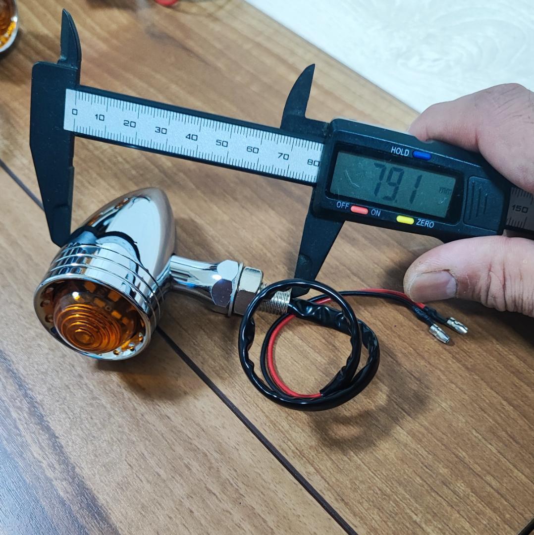 メッキバレット　12Ｖ　LED　 ウインカー　4個セット
