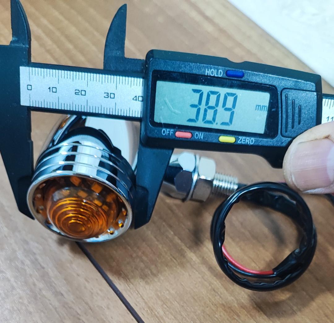 メッキバレット　12Ｖ　LED　 ウインカー　4個セット