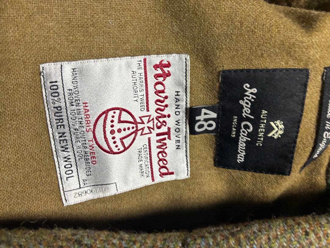 ア*オ様 Nigel Cabourn Harris Tweed ジャケット 48