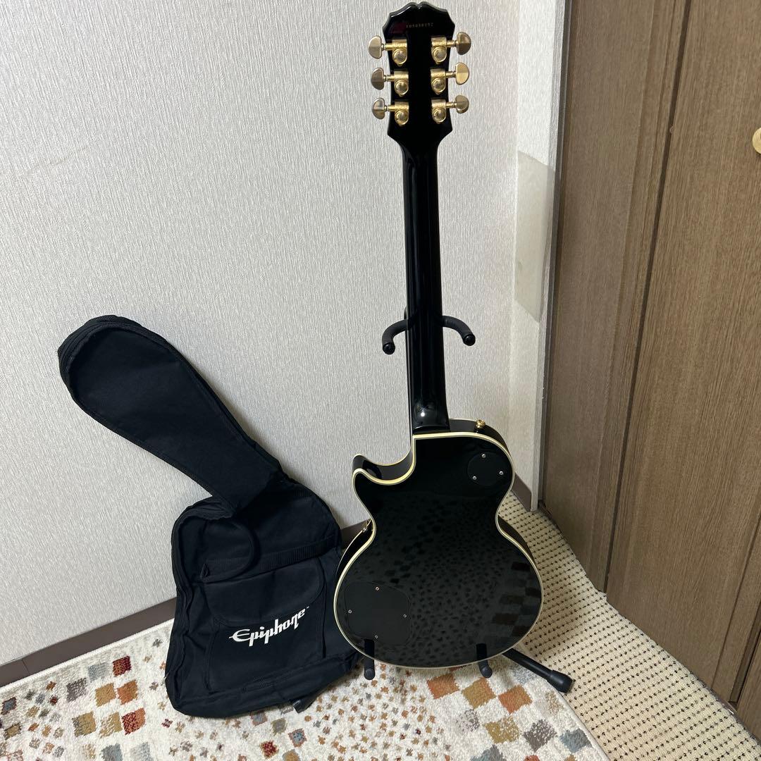 最終価格‼️Epiphone レスポールカスタムブラック　説明文確認お願いします