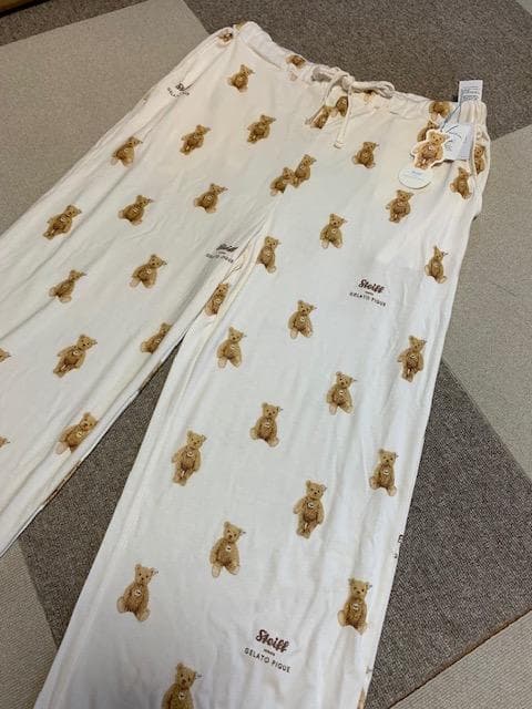 新品未使用　ジェラートピケ　シュタイフ　パジャマ上下セット 箱・袋付