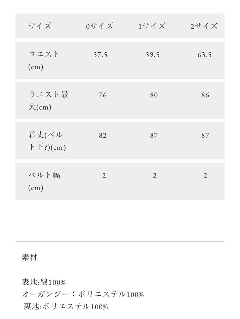 OBLI カセットスカート(新品未使用)