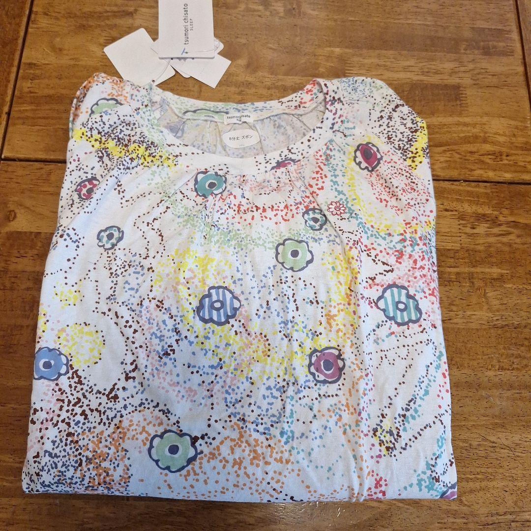 新品　ツモリチサト　 パジャマ 8分丈 花柄