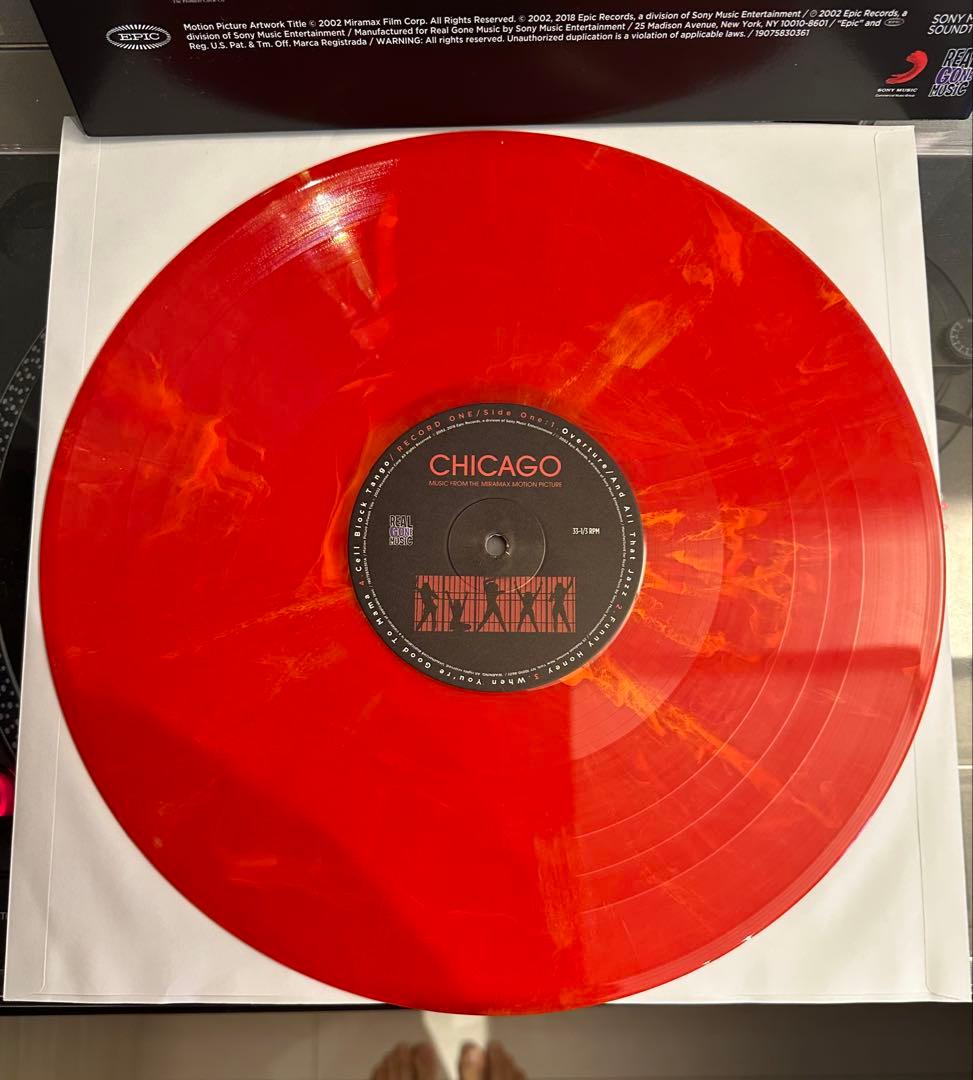 【入手困難激レア】映画CHICAGO サウンドトラック レコード 赤