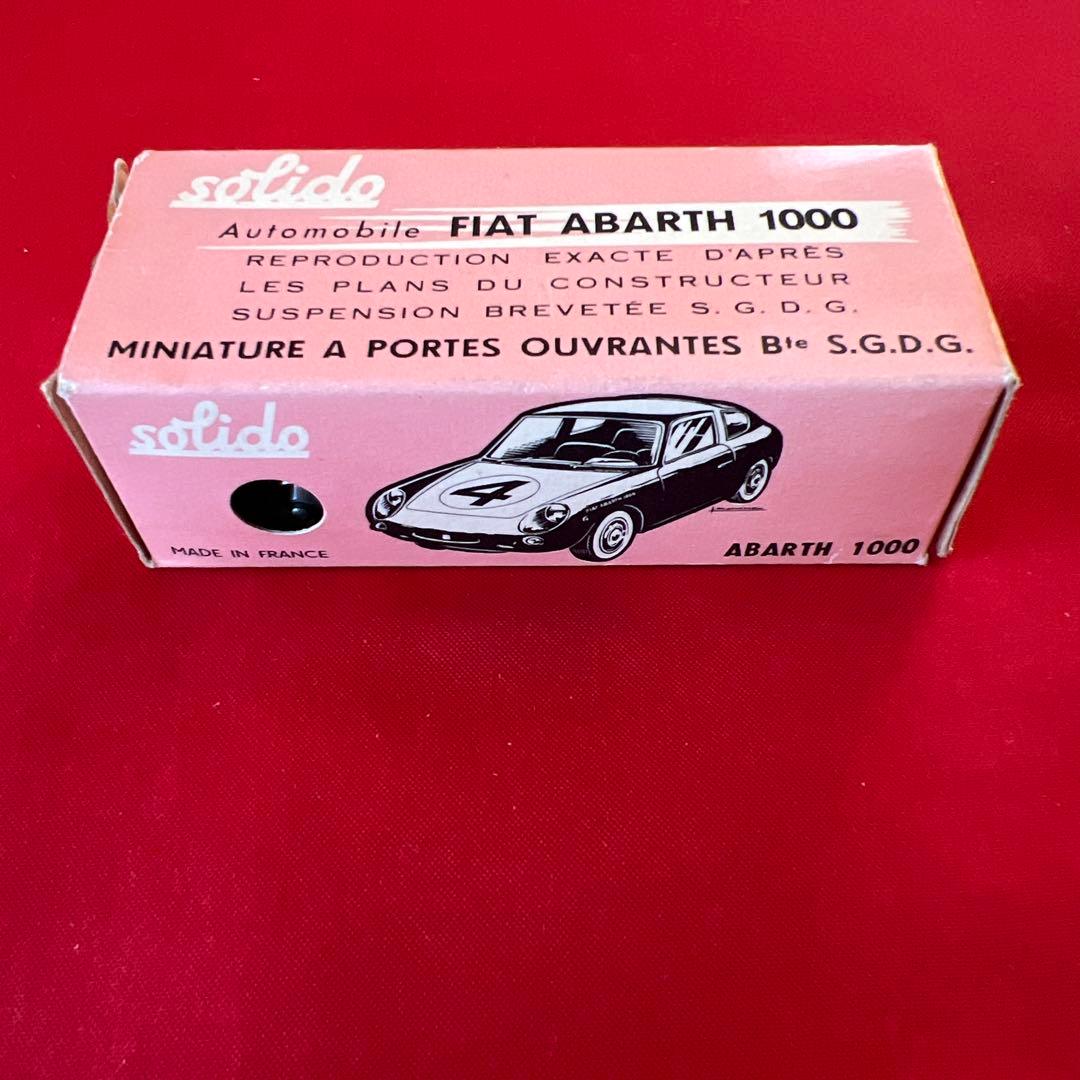 ミニカー Solido FIAT ABARTH 1000