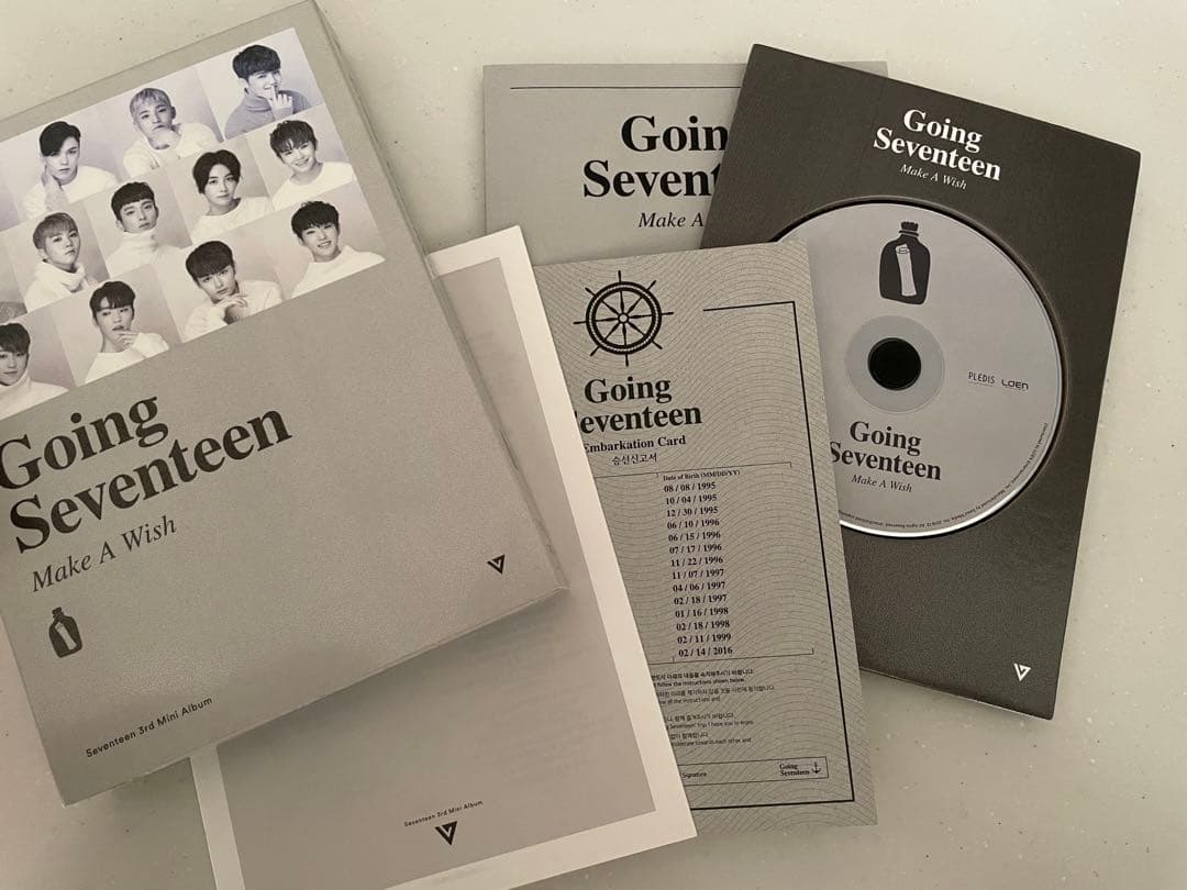 going seventeenアルバム