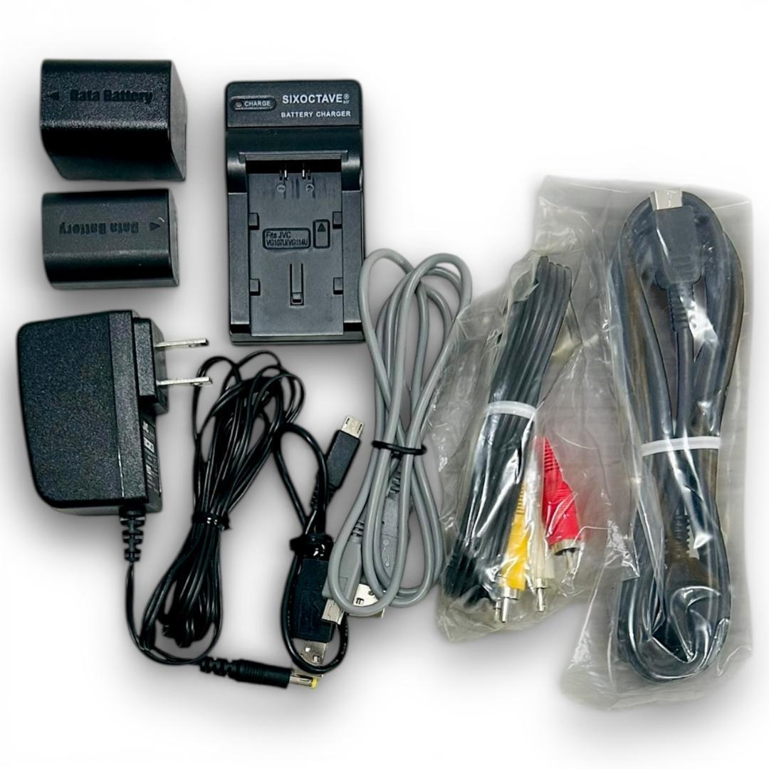 ★未使用品★極美品 JVC GZ-E180 フルHDビデオカメラ 198
