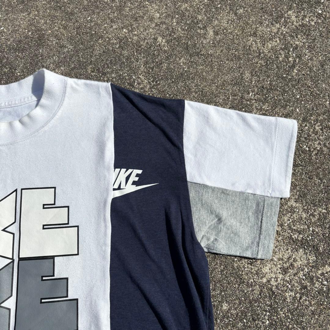 SACAI × NIKE 半袖 Tシャツ ビッグロゴ ゴツナイキ 再構築