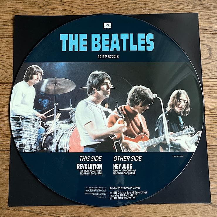 ★美品 UK限定盤 12インチ・ピクチャー盤 ビートルズ HEY JUDE