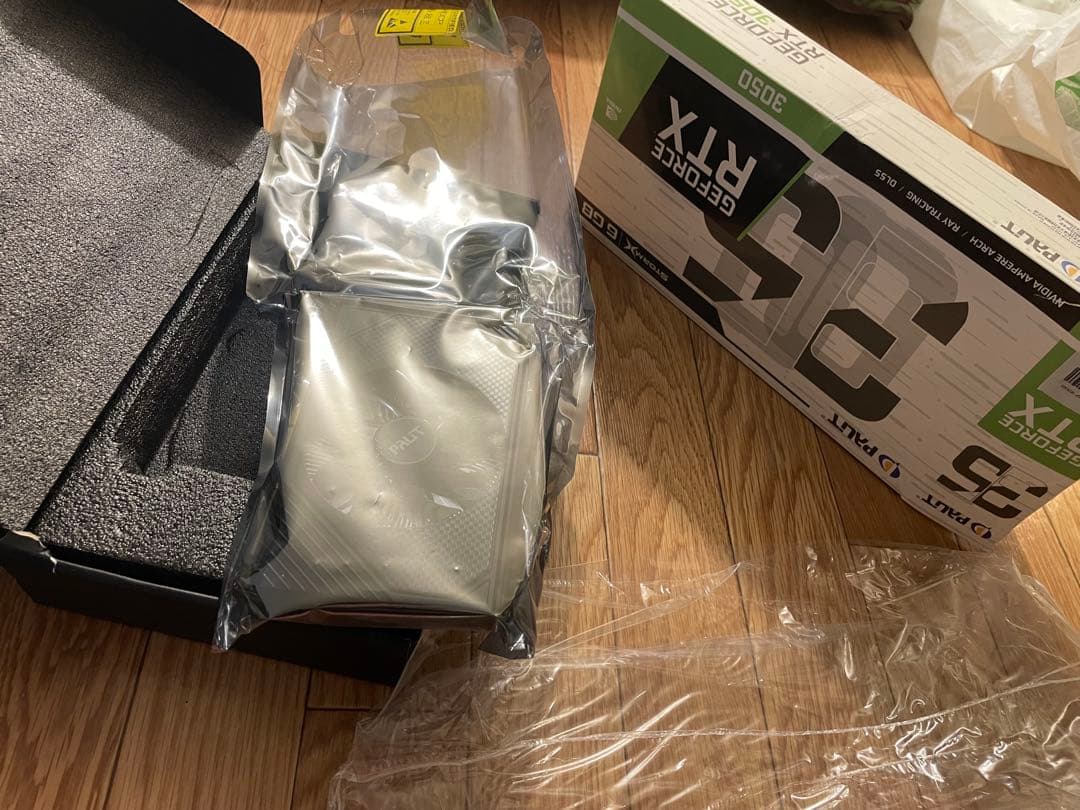 RTX3050 6GB Palit 未使用 開封のみ 動作未確認