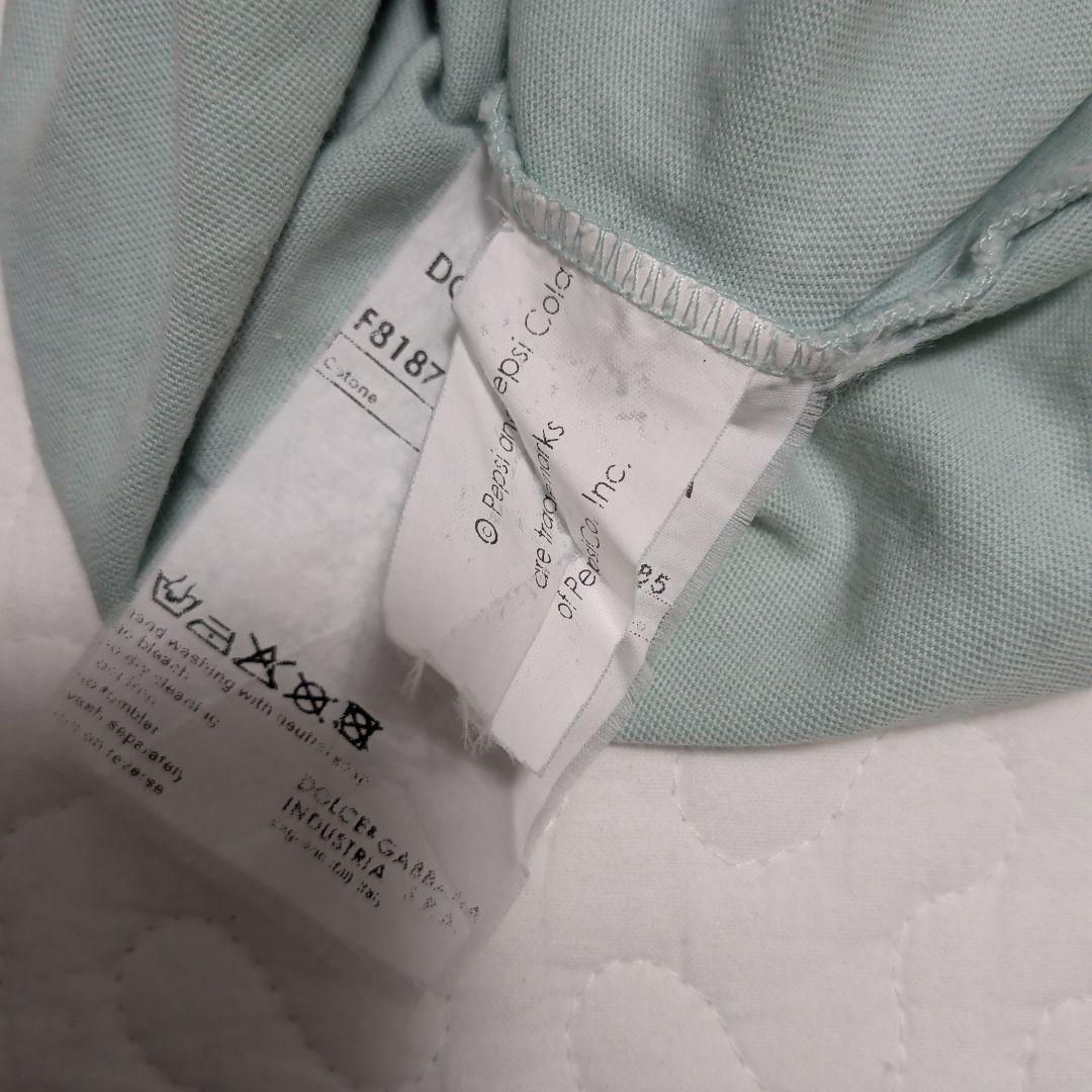 (ドルチェ&ガッバーナ ドルガバ × ペプシコーラ) スカイブルーTシャツ