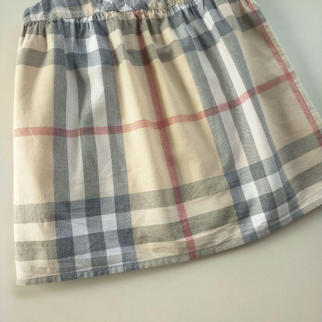 美品★18M 81cm BURBERRYバーバリー チェック ジャンパースカート
