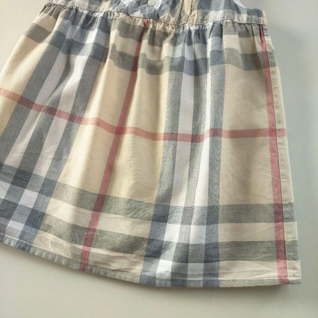 美品★18M 81cm BURBERRYバーバリー チェック ジャンパースカート