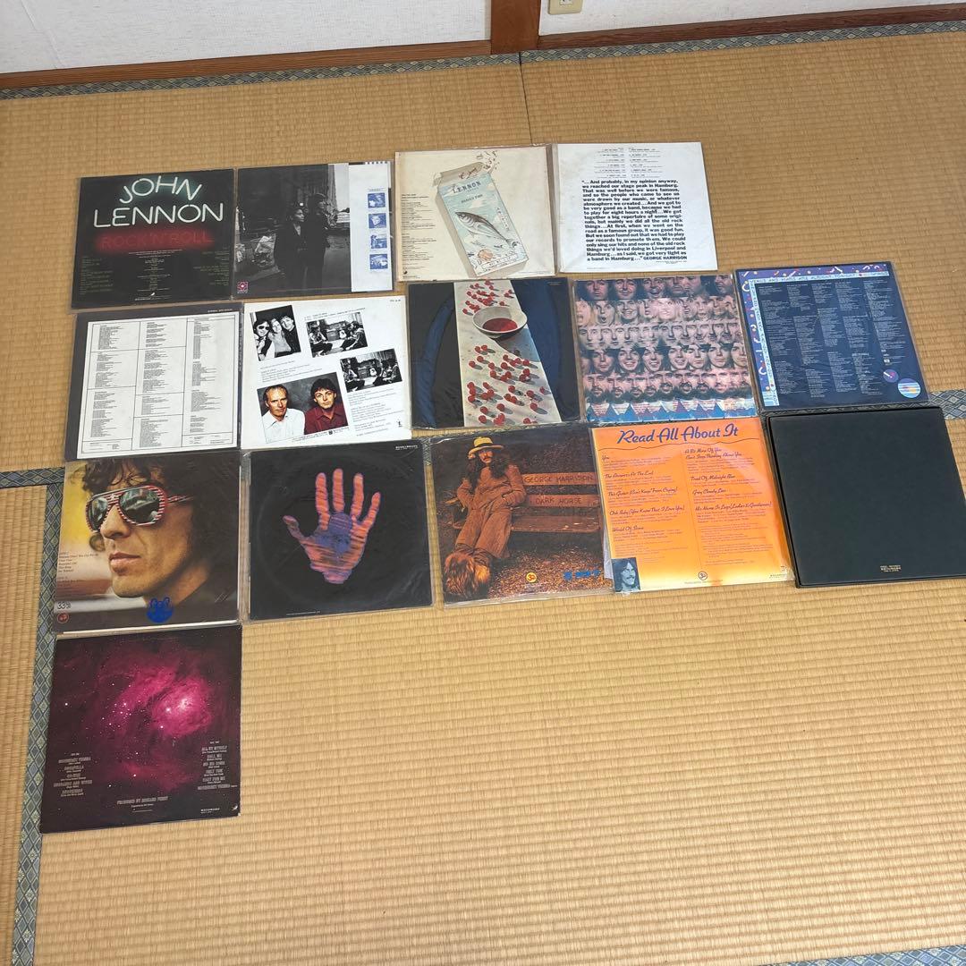 ビートルズ ソロ作品 まとめ売り15枚（17枚）ジャンク品 再生未確認