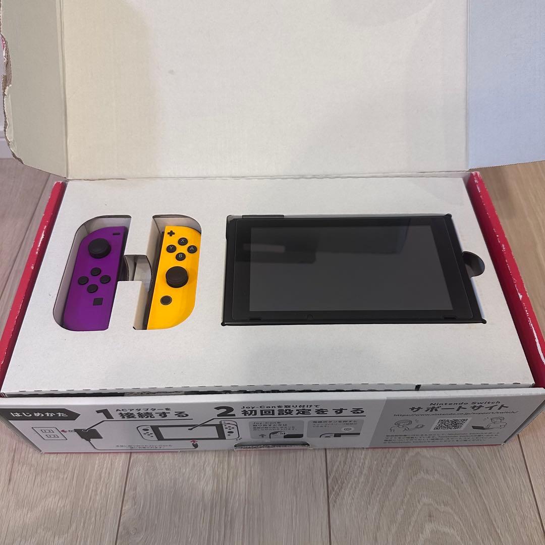 Nintendo Switch 本体 ネオンパープル　ネオンオレンジ