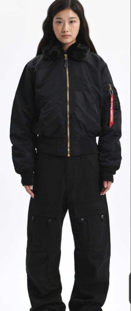 ジャケット・アウター ALPHA B-15 FLIGHT JACKET S