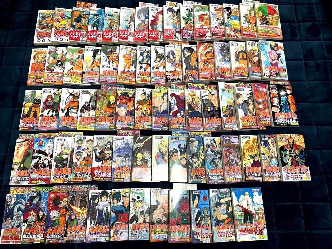 NARUTO 全72巻セット　初版帯付き（2-72巻）