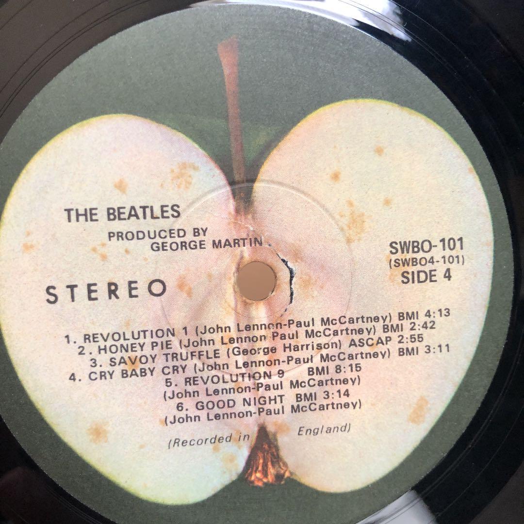 Beatles / white album 歌詞&ポスター付　レコード2枚組