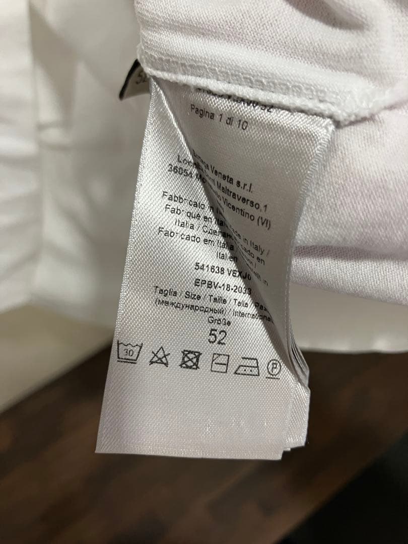 【江戸の黒豹 】0402_ボッテガヴェネタ ホワイト Tシャツ 52